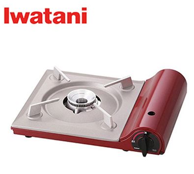 IWATANI超薄高效能瓦斯爐 酒紅色TAS-1