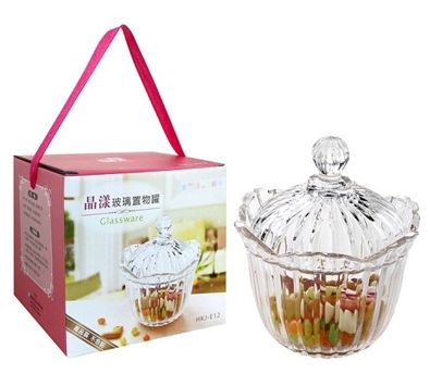 晶漾玻璃置物罐