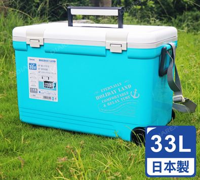 日本伸和HolidayLand冰桶33L-綠