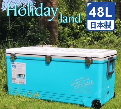 日本伸和HolidayLand冰桶48L-綠
