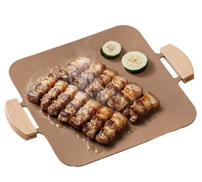 妙管家方形萬用烤盤31cm-沙色